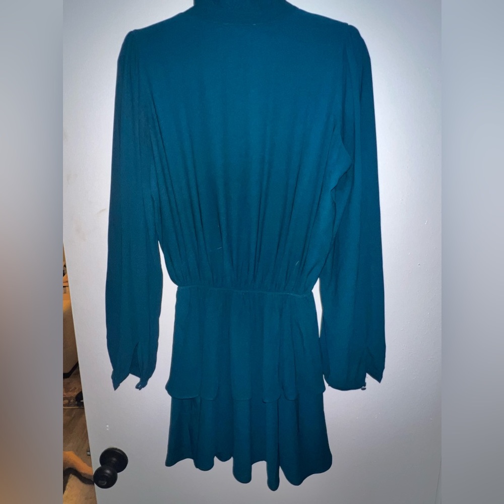 Mini green dress